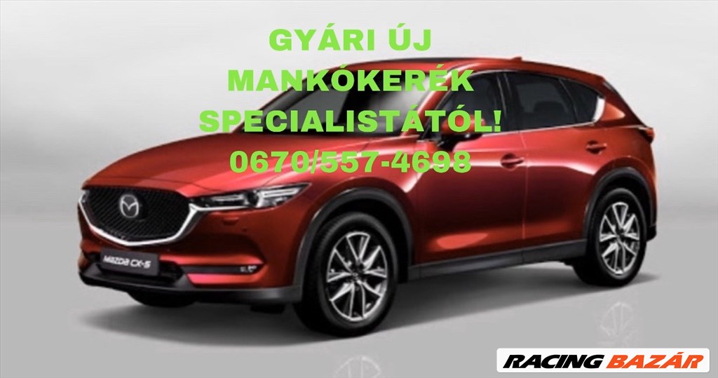 Mazda CX-5 (KF) Pótkerék Új Vékony 19” Mankókerék Autómankókerék Emelő Kerékkulcs  mazdacx5 06705574698 3. kép