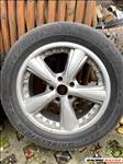  5x114.3 lyukosztású 17" használt alufelni, rajta 215/60 eldobós Bridgestone téli gumi gumi 