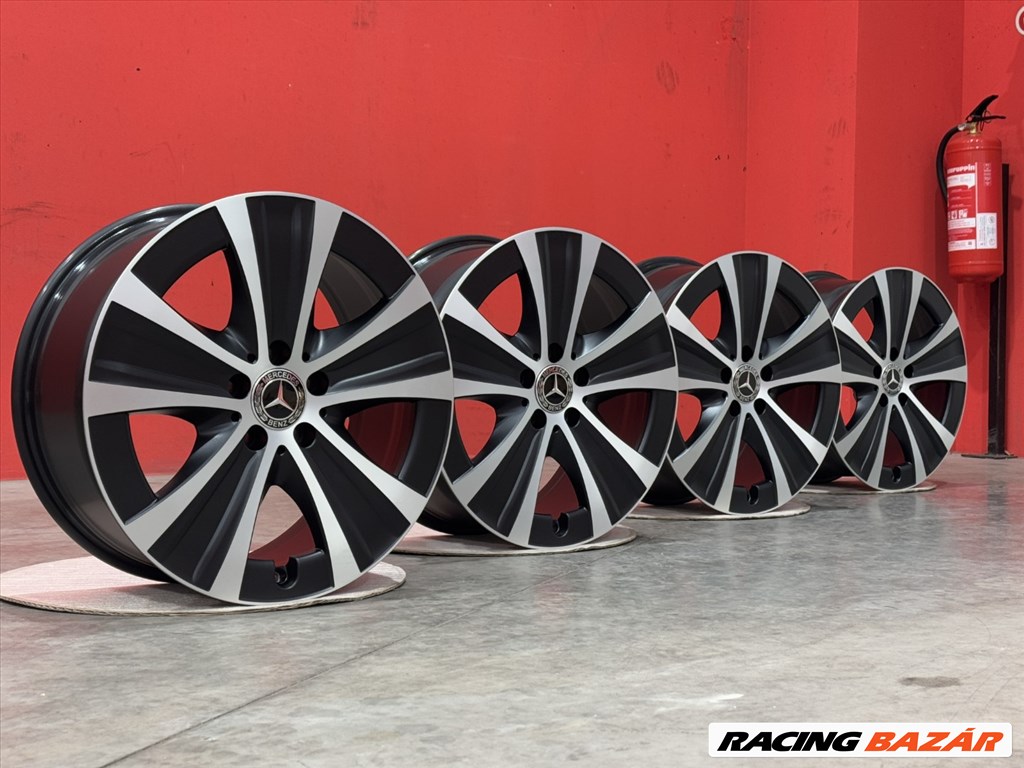 R18 5x112 Original Mercedes 8J ET43 A B C CLA S E-class  egyedi alufelnik  2. kép