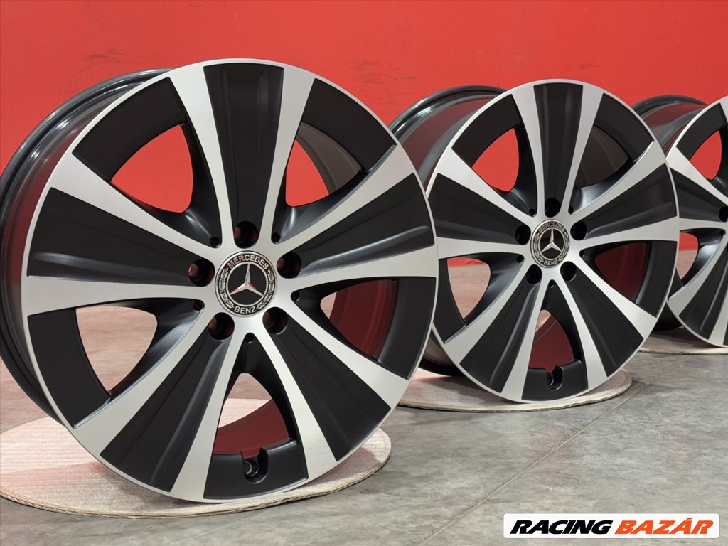 R18 5x112 Original Mercedes 8J ET43 A B C CLA S E-class  egyedi alufelnik  3. kép