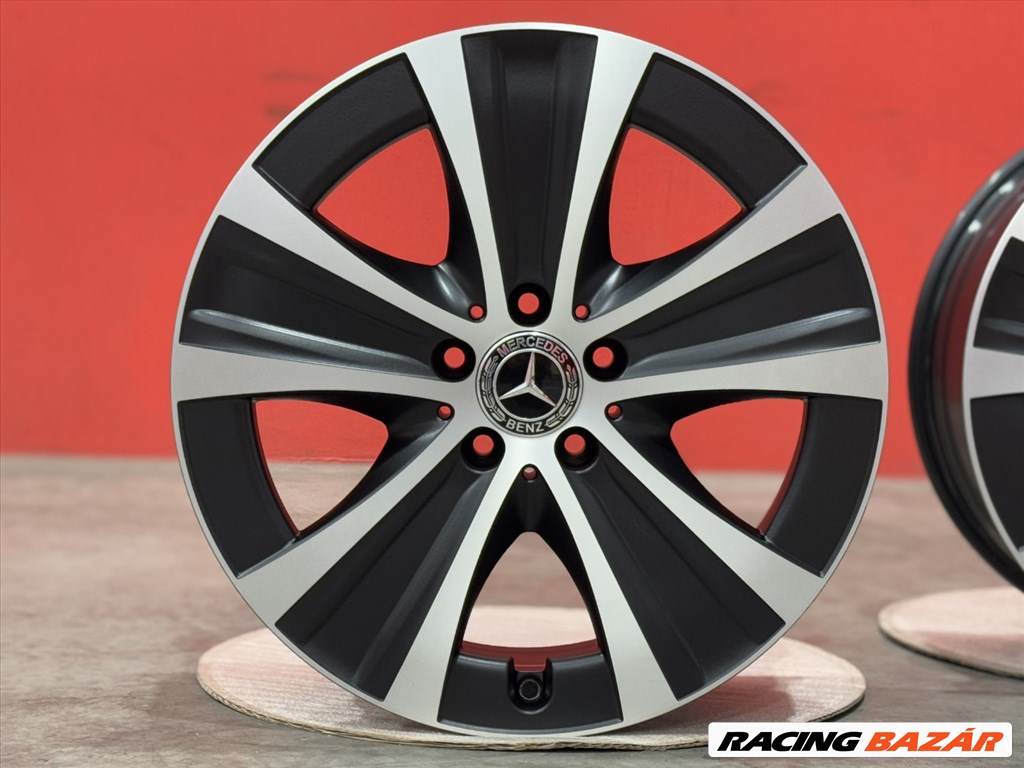 R18 5x112 Original Mercedes 8J ET43 A B C CLA S E-class  egyedi alufelnik  4. kép