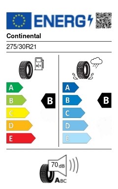 Continental EcoContact6Q 275/30 R21 98Y XL FR nyári gumi 2. kép