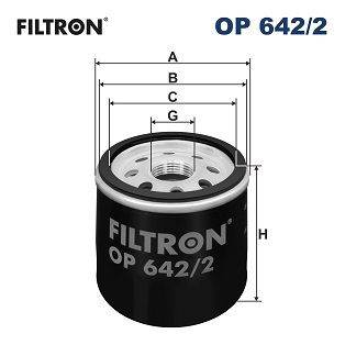olajszűrő FILTRON OP 642/2 for ISUZU, RENAULT, HYUNDAI, KUBOTA, …