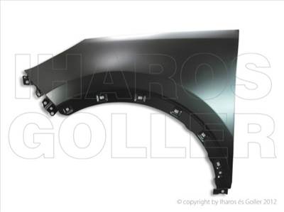 Kia Sportage 2010-2015 - Első sárvédő bal, díszléces (nem oldalvillogós)