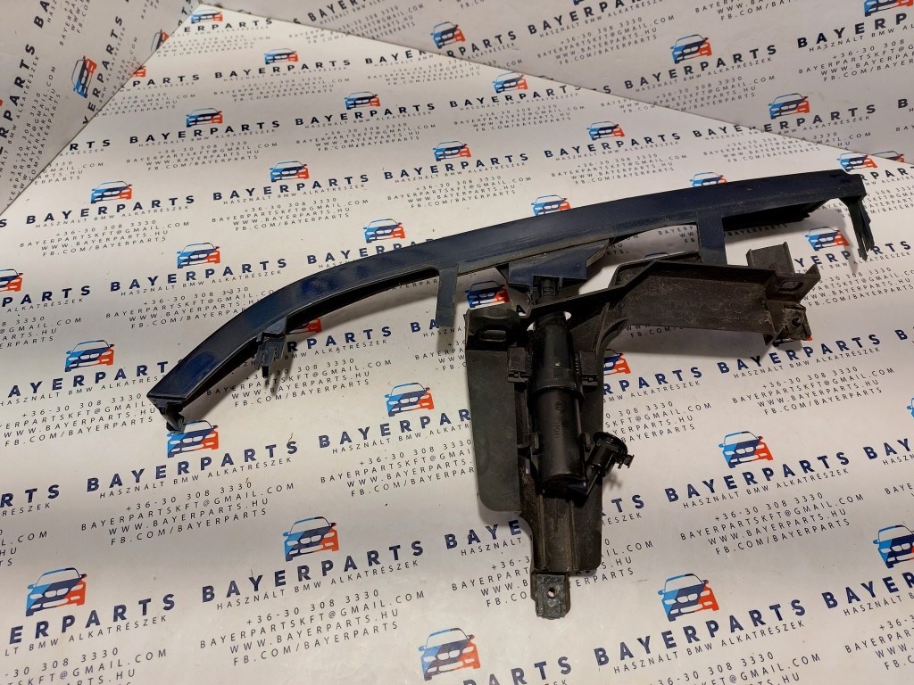 BMW E46 coupe cabrio bal elsõ kék orientblau fényszórómosós lámpamosó bajuszléc bajusz léc - hibás 2. kép