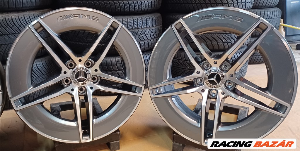Új! Gyári Mercedes W214 E klasse AMG 5x112 8,5-9,5x19 ET35,5-51 4db 5. kép