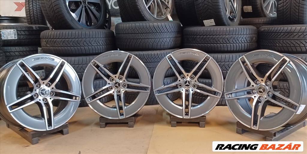 Új! Gyári Mercedes W214 E klasse AMG 5x112 8,5-9,5x19 ET35,5-51 4db 6. kép