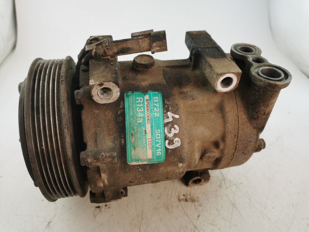 FIAT MULTIPLA (186_) 1.9 JTD 105 (186AXB1A) Klímakompresszor #439# SD7V16 1. kép