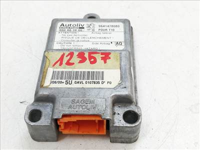 PEUGEOT 206 (2A/C) 1.4 16V Légzsák Indító Modul Oldallégzsák #12357# 9641478080
