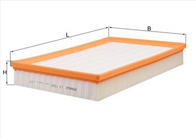 MAHLE LX 1500 - légszűrő AUDI MASERATI SKODA VW VW (FAW)