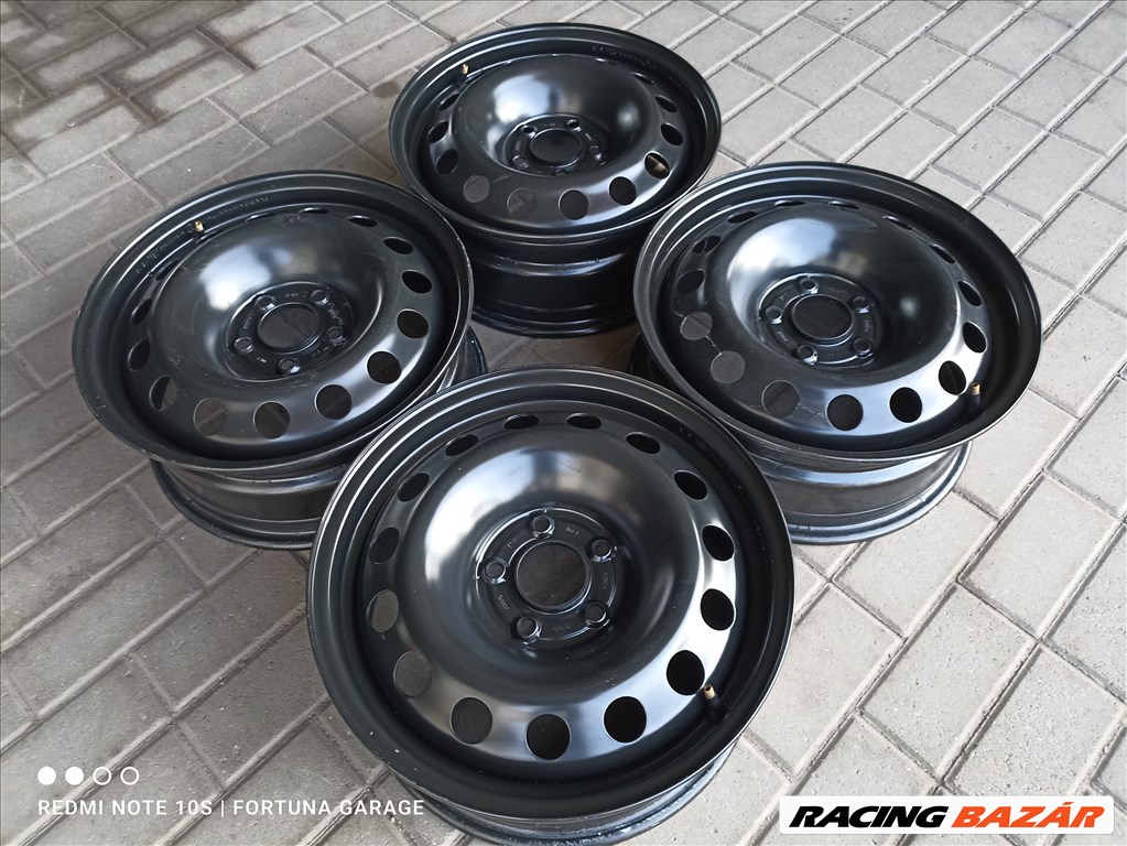 5x110 16" Lancia/ Fiat/ Alfa újszerű lemezfelni garnitúra (R566) 2. kép