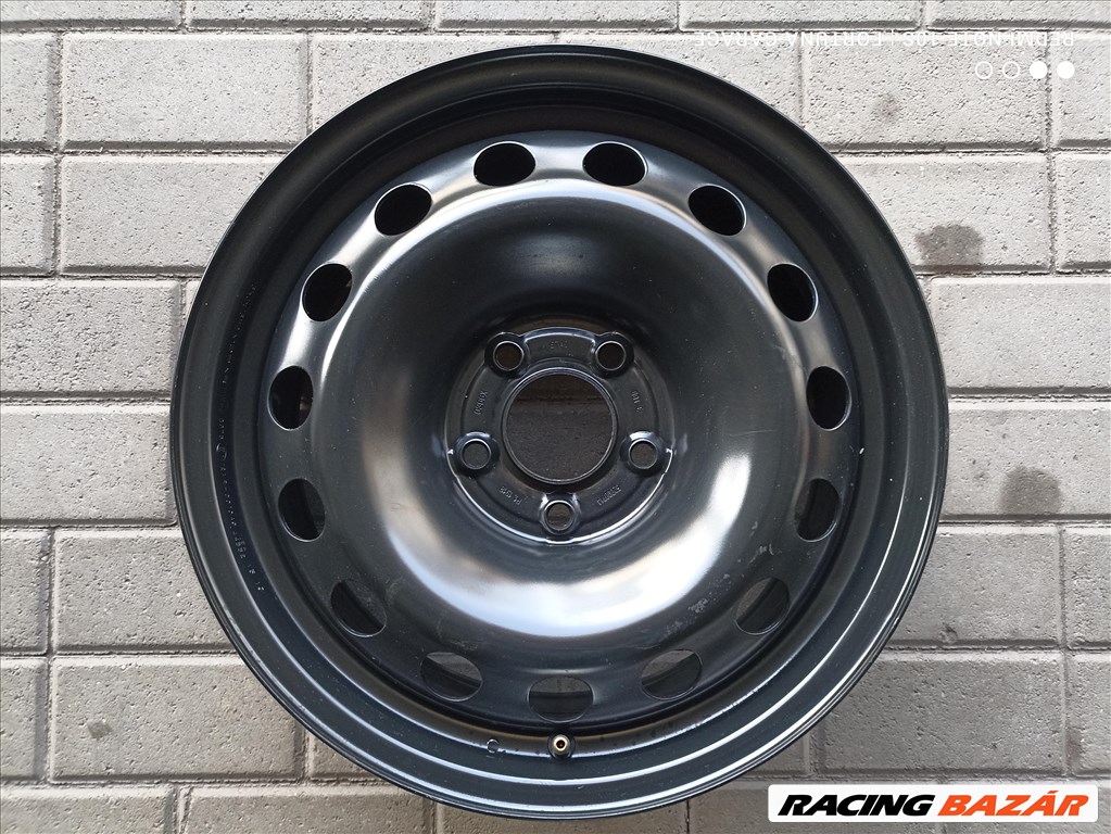 5x110 16" Lancia/ Fiat/ Alfa újszerű lemezfelni garnitúra (R566) 5. kép