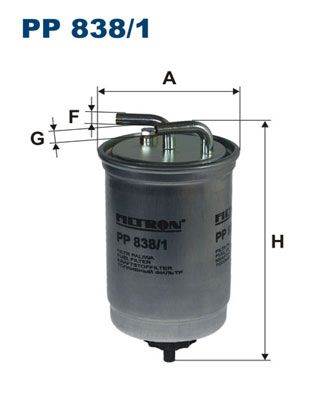 Üzemanyagszűrő FILTRON PP 838/1 for FORD, MAZDA