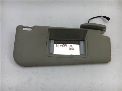 Fiat Linea jobb oldali tükrös/világítós világos bézs napellenző