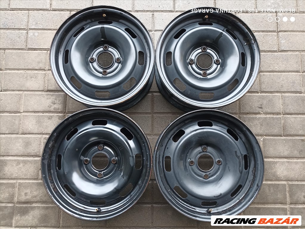 4x108 15" Peugeot / Citroen használt lemezfelni garnitúra (R571) 1. kép