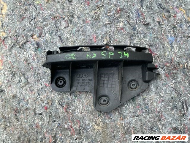 Audi A3 (8P) AUDI A3 Jobb hátsó Oldal Lökhárító Tartó (Műanyag) 8p3807394 3. kép