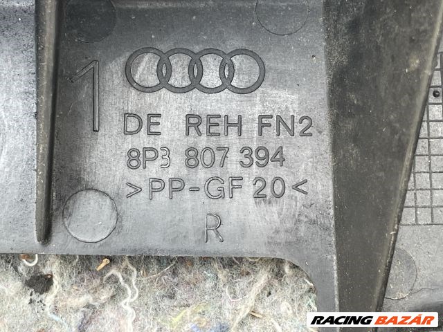 Audi A3 (8P) AUDI A3 Jobb hátsó Oldal Lökhárító Tartó (Műanyag) 8p3807394 4. kép