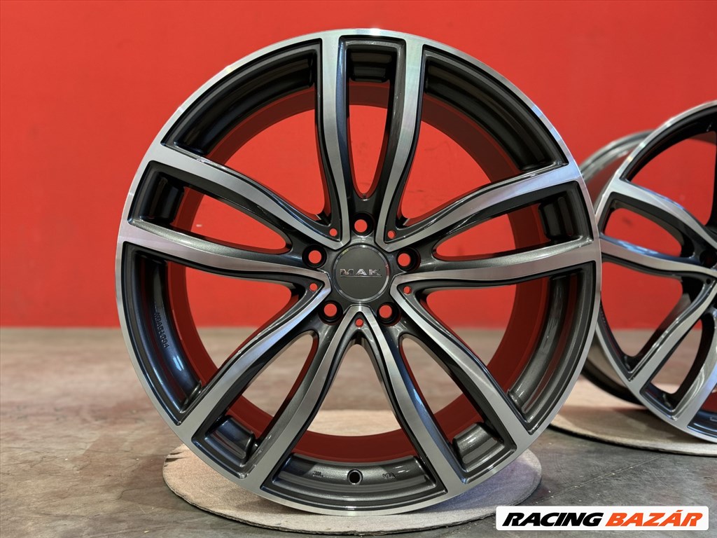 R19 5x112 (66,6) MAK FAHR GUN MET-MIRROR FACE 8J ET54 új alufelnik 19" 2. kép