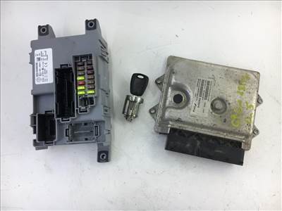 Fiat Grande Punt/EVO 1.3 MJet EU5 75 le motorvezérlő szett!<br />ECU+body computer+gyújtáskapcsoló+1 db kulcs 51879338