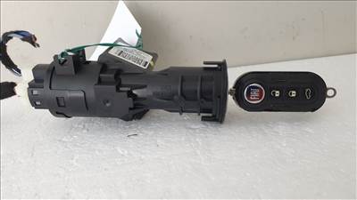 510858 Fiat 500, 2014, Gyújtáskapcsoló, Kulccsal, Betéttel, 518006280.