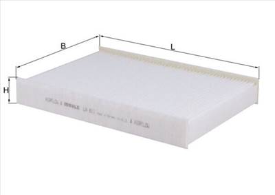 MAHLE LA 811 - pollenszűrő SEAT SKODA VW