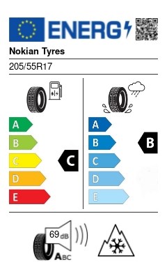 Nokian Tyres XL WR SNOWPROOF P M+S 3PMSF 205/55 R17 95V téli gumi 2. kép
