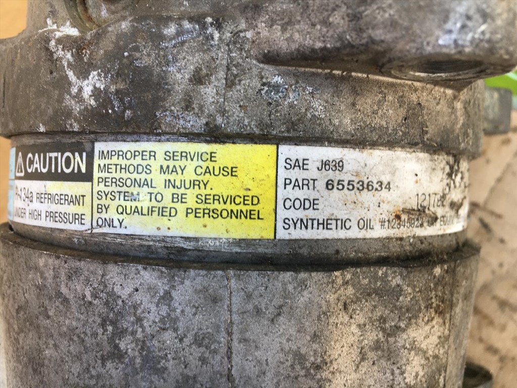 Marea gyári, bontott klímakompresszor 6553634 2. kép