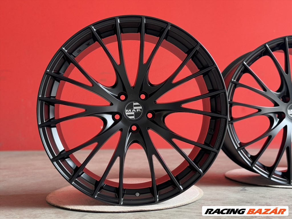 R21 5x112 (66,45) MAK RENNEN MATT BLACK 9.5J ET27 új alufelnik felnik 2. kép