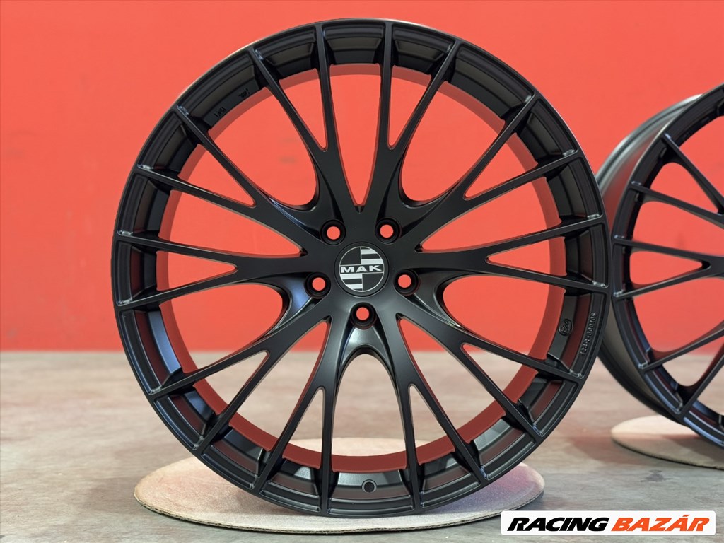 R21 5x112 (66,45) MAK RENNEN MATT BLACK 9.5J ET27 új alufelnik felnik 5. kép