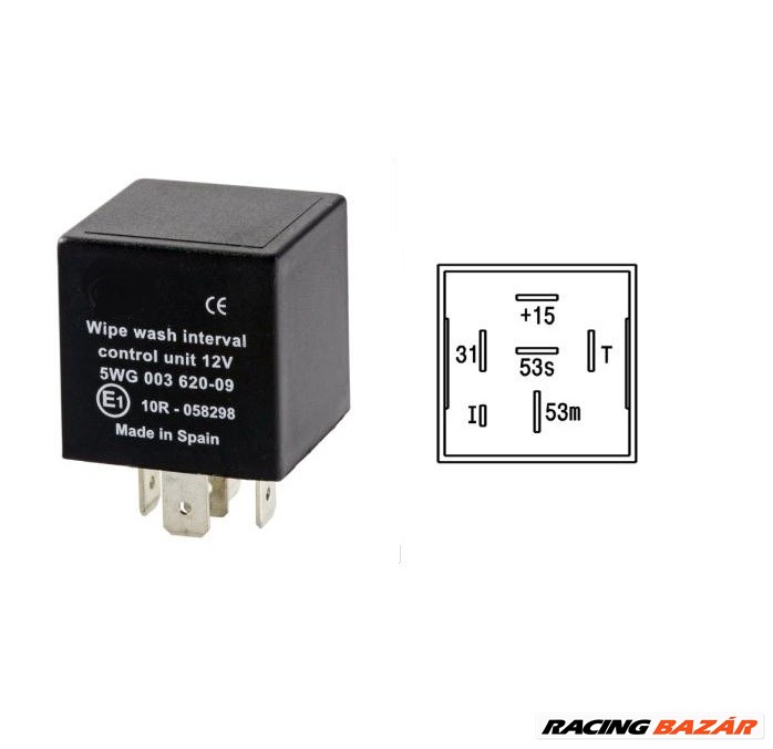 Suzuki Ignis és Wagon r ablaktörlő intervallum relé utángyártott (38860-83E10, 90069864, JPG1199207800) 1. kép