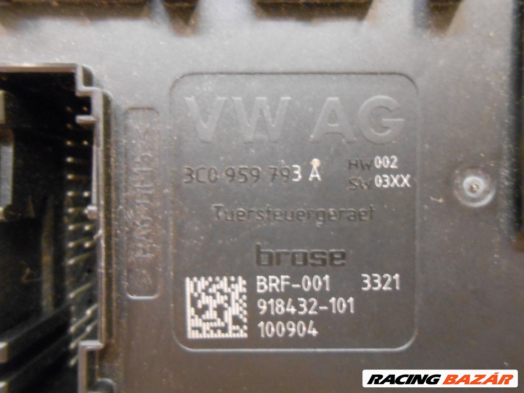 VW Passat B7, VW Passat B6, 3C Ablakemelő motor - elektronikával BAL első 3c0959701a 3c0959793a 4. kép