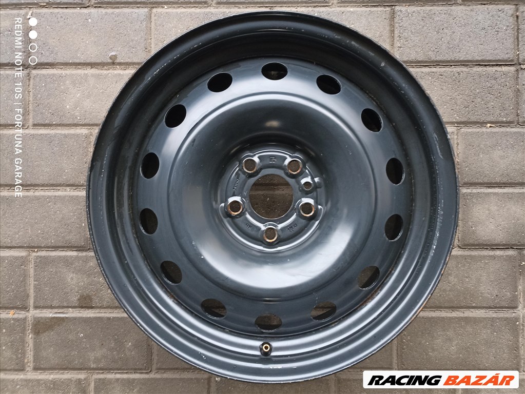 5x98 16" Fiat / Alfa Romeo újszerű lemezfelni garnitúra (R576) 5. kép