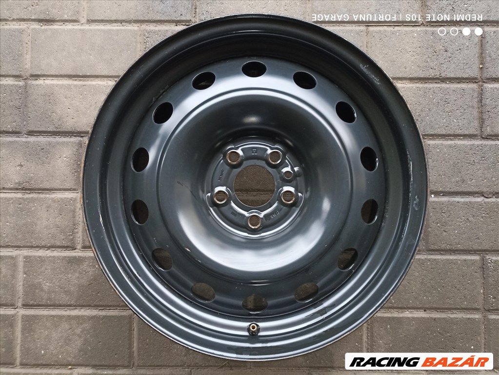 5x98 16" Fiat / Alfa Romeo újszerű lemezfelni garnitúra (R576) 4. kép