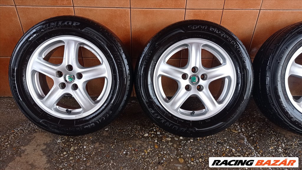 SKODA OCTAVIA 15" ALUFELNI NYÁRI 195/65R15 GUMIVAL OLCSÒN!!! 2. kép