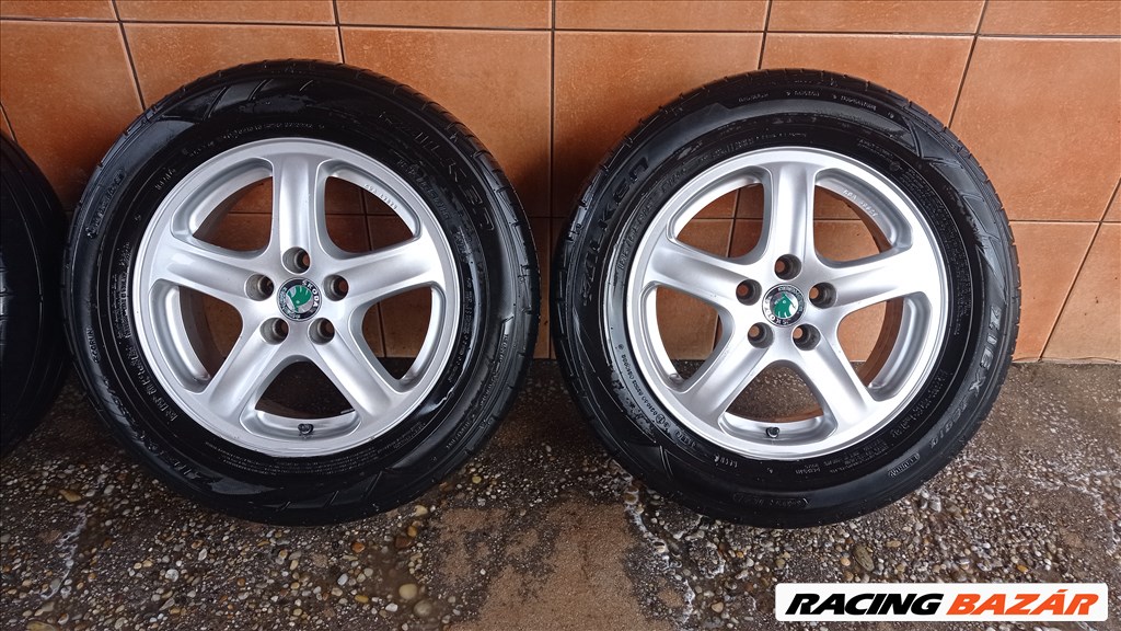 SKODA OCTAVIA 15" ALUFELNI NYÁRI 195/65R15 GUMIVAL OLCSÒN!!! 3. kép