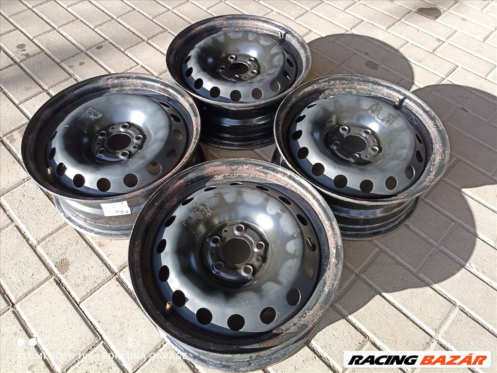 5x98 15" Fiat/ Lancia/ Alfa használt lemezfelni garnitúra (R594) 2. kép
