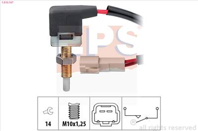 EPS 1.810.167 - Kuplungpedál szenzor HYUNDAI
