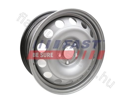 "WHEEL RIM CITROEN BERLINGO 18> STEEL GREY 6.5J X 16"" | ET47 | 5 X 108 CH65" - BERLINGO, PARTNER - FT92813, 98153116ZY -  - Fastoriginal Utángyártott új 98153116ZY 1. kép