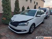 Eladó Skoda Fabia combi 1.0 tsi sérült állapotban, újkorától magyarországi, vezetett szervízkönyv