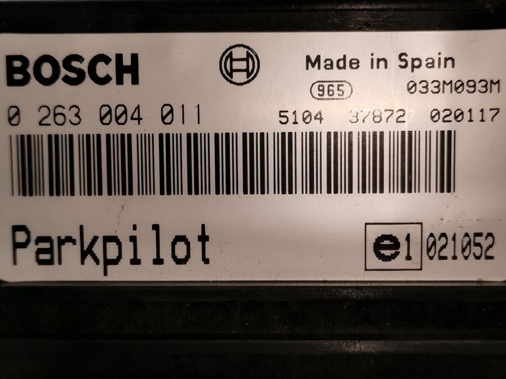 CHRYSLER VOYAGER IV (RG/ RS) 2.5 CRD Tolatóradar Elektronika #26837# 0263004011 3. kép