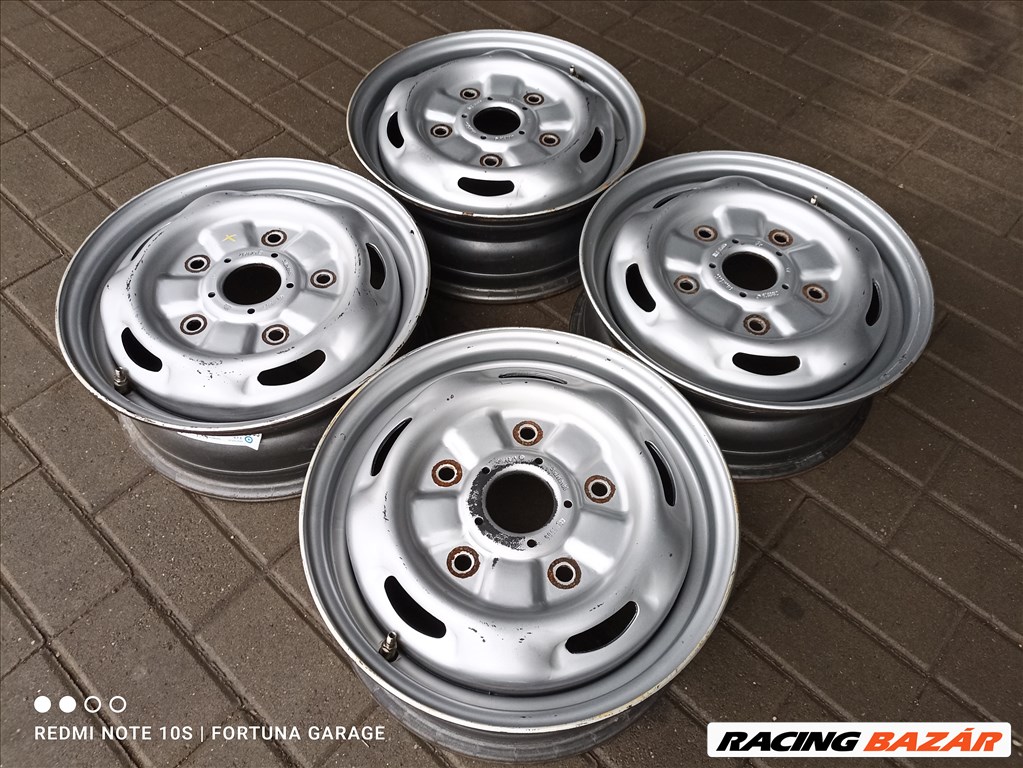 5x160 15" Ford Transit használt lemezfelni garnitúra (R572) 2. kép