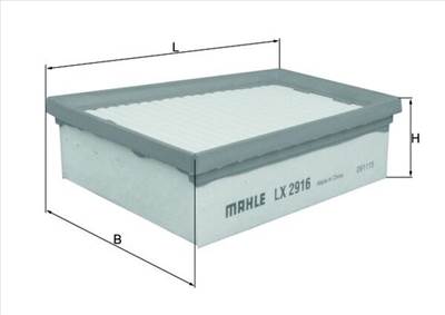 MAHLE LX 2916 - légszűrő RENAULT