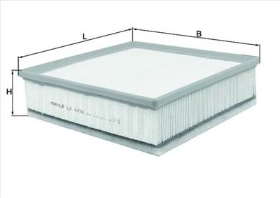 MAHLE LX 4038 - légszűrő ISUZU