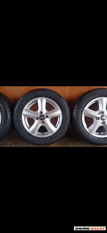 HYUNDAI I 20 15" ALUFELNI 4X100 TÉLI ÚJ 185/65R15 GUMIVAL OLCSÒN!!! 4. kép