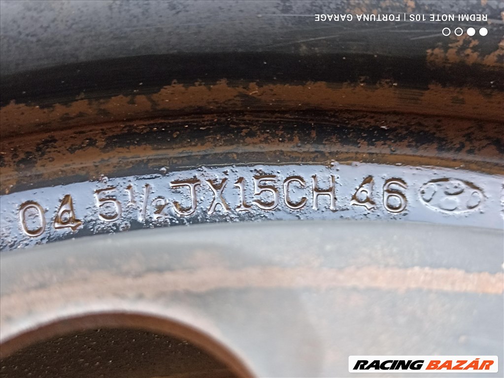 4x114.3 15" Mitsubishi / Hyundai használt lemezfelni garnitúra (R583) 7. kép