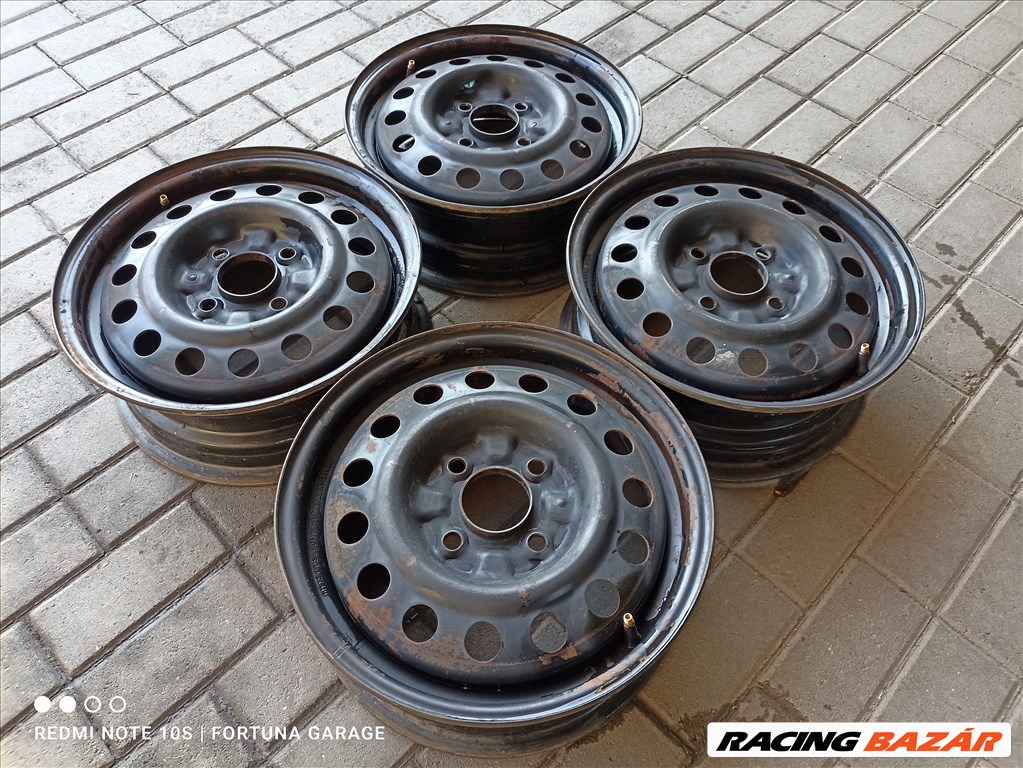 4x114.3 15" Mitsubishi / Hyundai használt lemezfelni garnitúra (R583) 2. kép