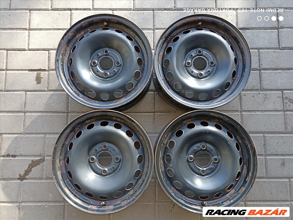 4x98 14" Fiat használt lemezfelni garnitúra (R590) 1. kép