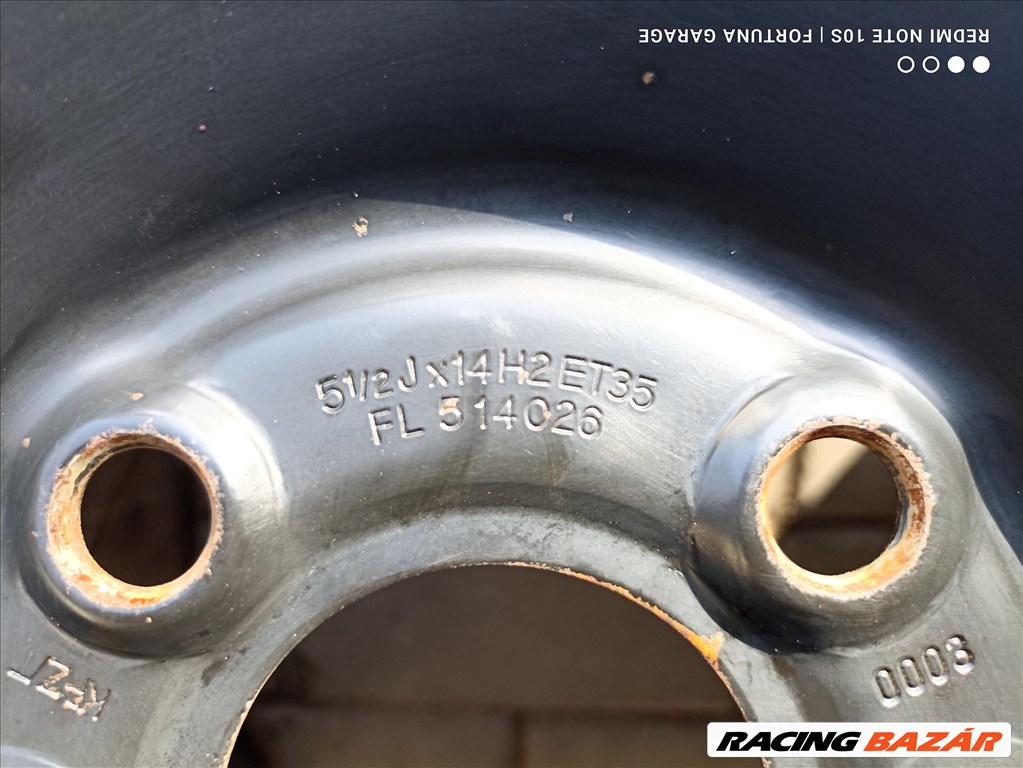 4x98 14" Fiat használt lemezfelni garnitúra (R590) 7. kép