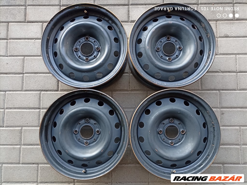 4x108 15" Peugeot / Citroen használt lemezfelni garnitúra (R556) 1. kép