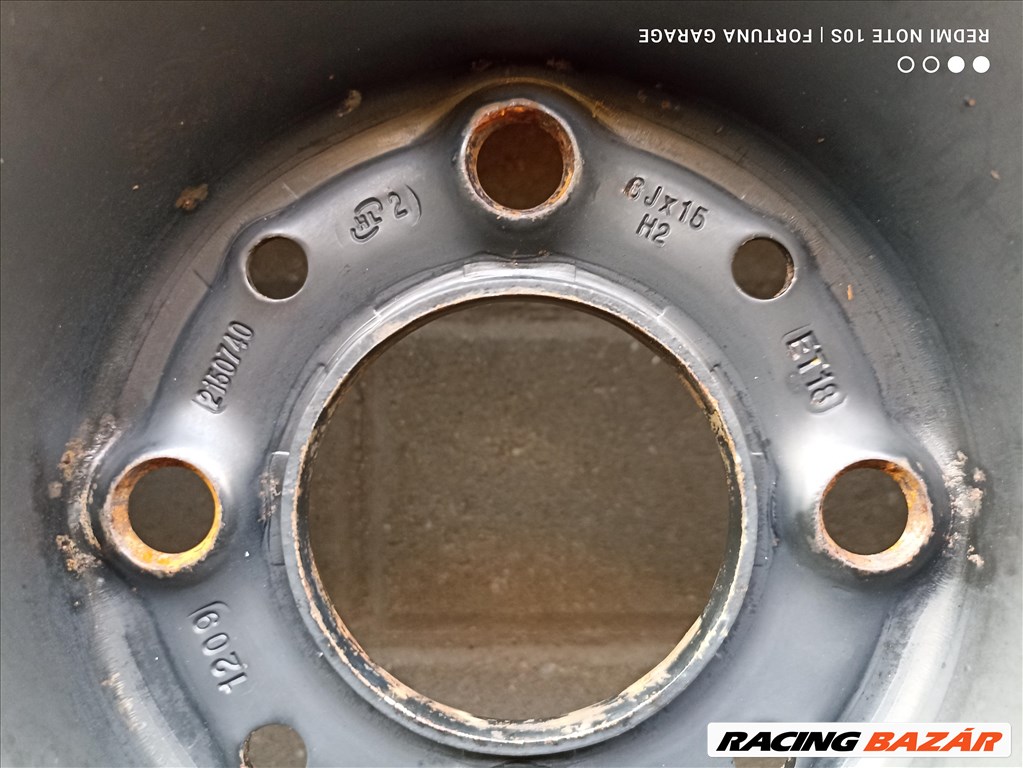 4x108 15" Peugeot / Citroen használt lemezfelni garnitúra (R556) 7. kép